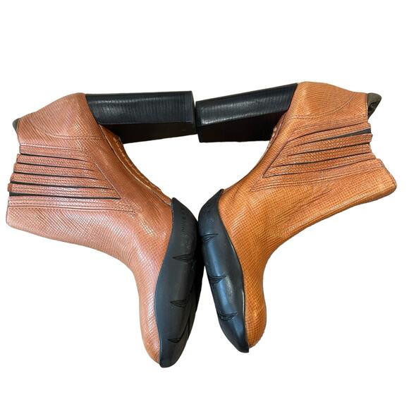 Cole‎ Haan Nike G Series Technical Soles Ankle Boot Size 9.5 Leather Brown - Picture 6 of 13